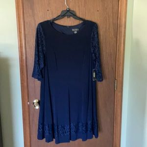 Jessica Howard dress, size 18W, Navy blue